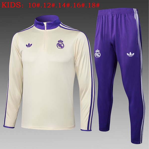 Ninos Sudadera De Training Real Madrid 2025/26 Amarillo 6